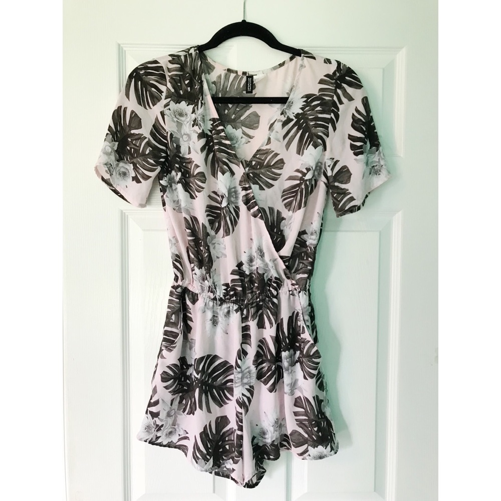 Palm leaf Romper